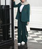 کت مزونی گلدوزی ترند سال سبز