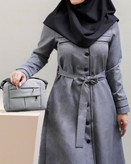 مانتو بلند نوک مدادی