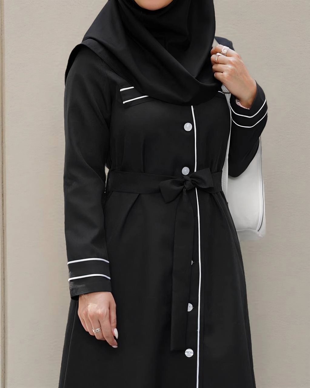 مانتو بلند نوک مدادی