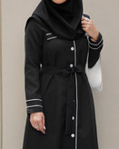 مانتو بلند نوک مدادی