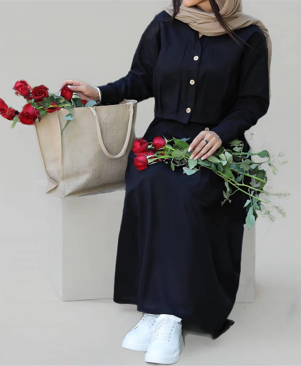 کراپ کت دامن مشکی