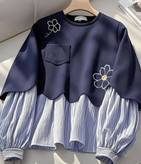 شومیز سرمه ای