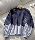 شومیز سرمه ای