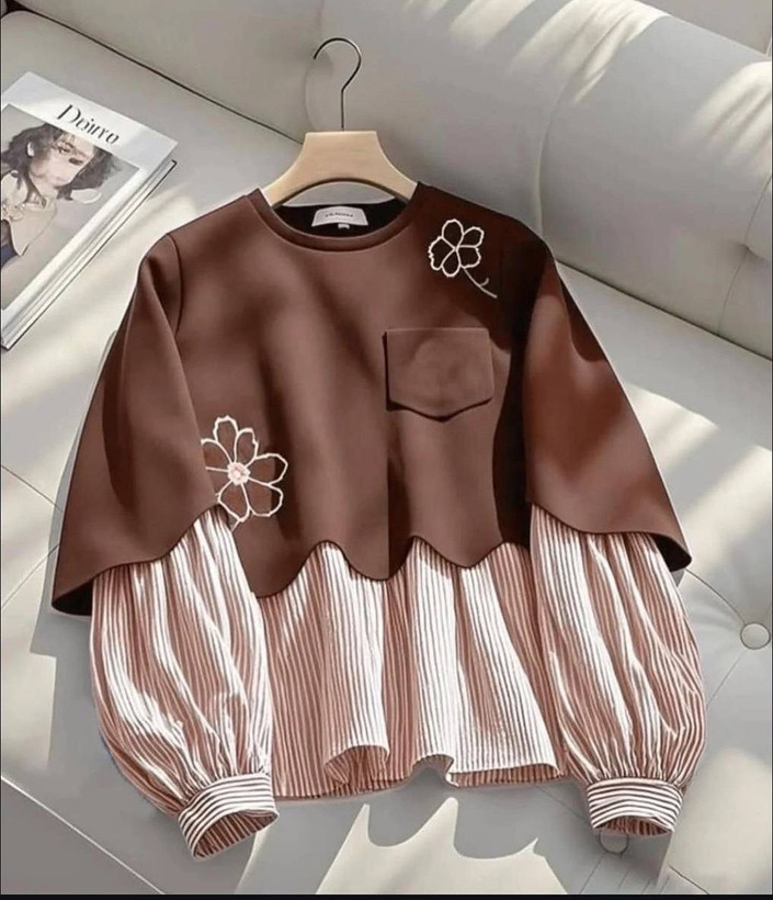 شومیز قهوهای