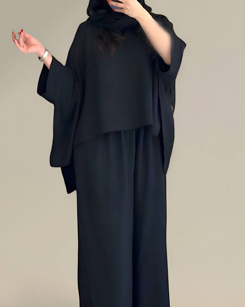 مانتو شلوار مشکی