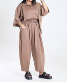 ست بلیز شلوار رنگ نسکافه ایی